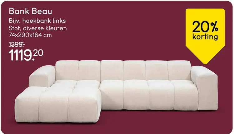 Aanbieding: Bank Beau