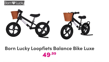 Aanbieding: Born Lucky Loopfiets Balance Bike Luxe 
