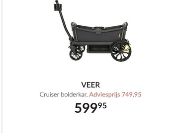 Aanbieding: VEER Cruiser Bolderkar Grijs / Zwart