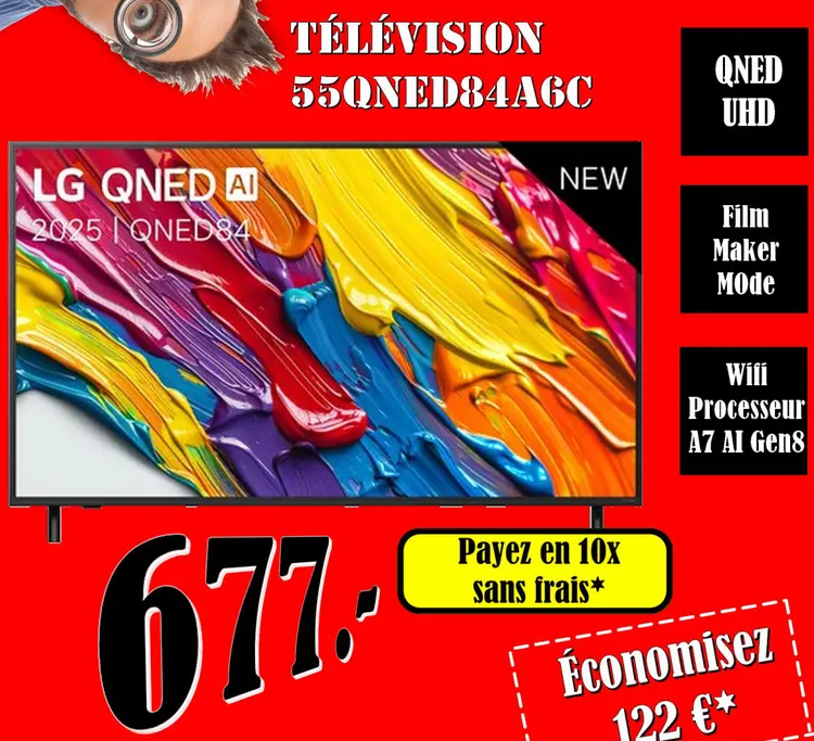 Aanbieding: Lg qned 55qned84a6c
