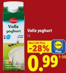 Aanbieding: Volle yoghurt