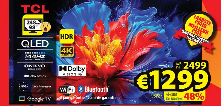 Aanbieding: Tcl qled tv