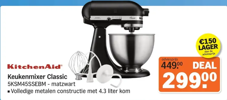 Aanbieding: Keukenmixer Classic