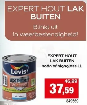 Promotie: Expert Hout Lak Buiten
