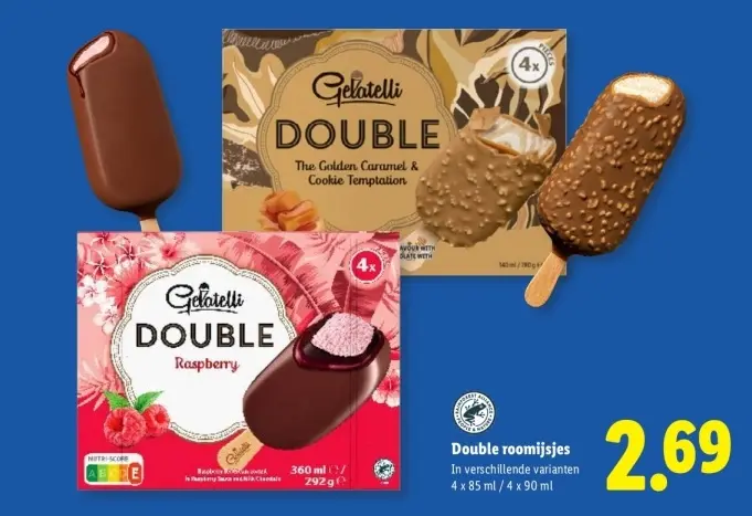 Aanbieding: Double roomijsjes