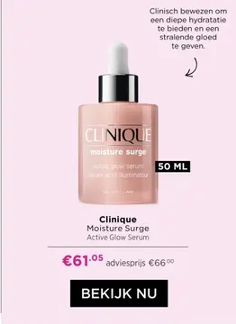 Aanbieding: Clinique Moisture Surge Active Glow Serum