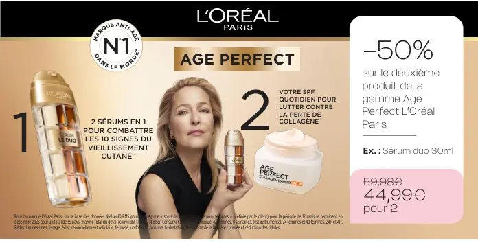 Offre: L'Oréal Paris Age Perfect
