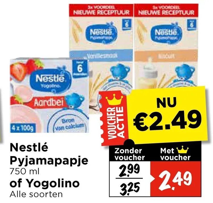Aanbieding: Pyjamapapje of Yogolino