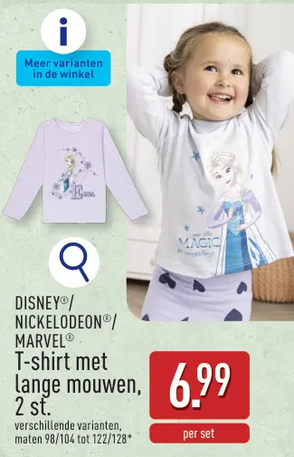 Promotie: T-shirt met lange mouwen