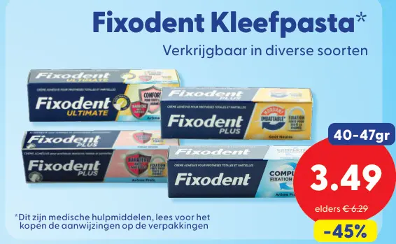 Aanbieding: Kleefpasta