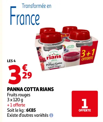 Promotie: Panna cotta
