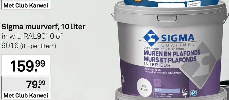 Aanbieding: Muurverf