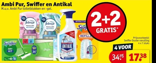 Aanbieding: Ambi Pur, Swiffer en Antikal