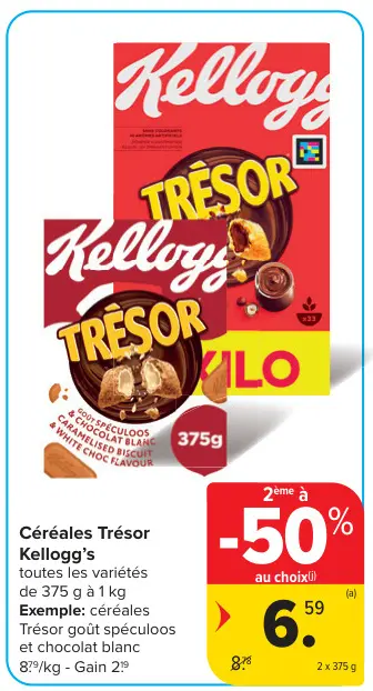 Offre: Céréales Trésor
