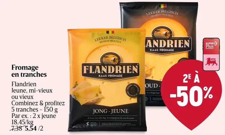 Offre: Flandrien Fromage en tranches