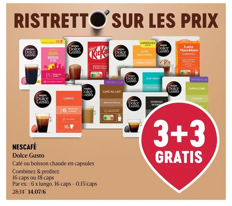 Offre: Dolce Gusto
