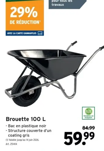 Offre: Brouette
