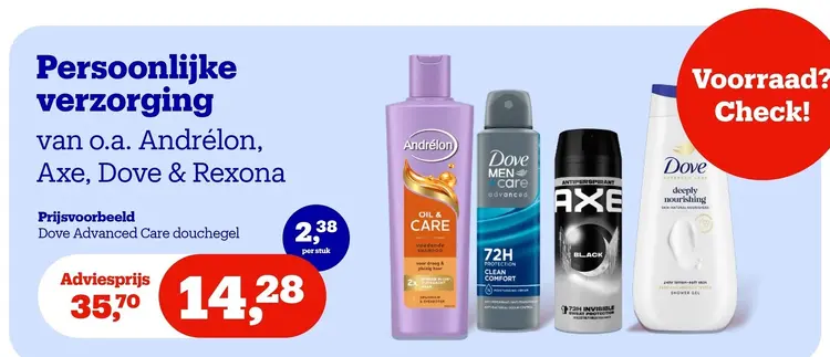 Aanbieding: Persoonlijke verzorging