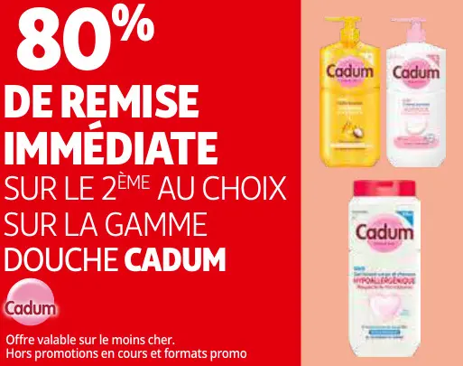 Promotie: Douche Cadum