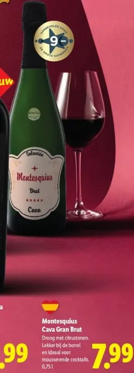 Aanbieding: Montesquius Cava Gran Brut