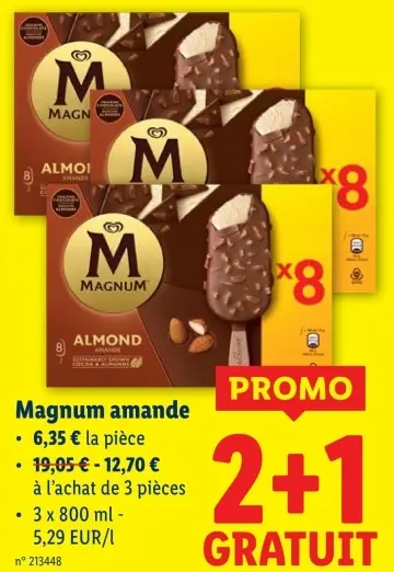 Offre: Magnum amande
