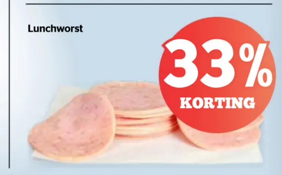 Promotie: Lunchworst