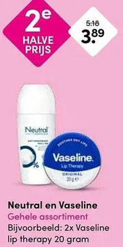 Aanbieding: Neutral en Vaseline