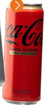 Promotie: Coca-Cola Zero Sugar Zero Caffeine