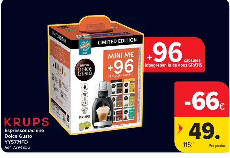 Aanbieding: Espressomachine Dolce Gusto