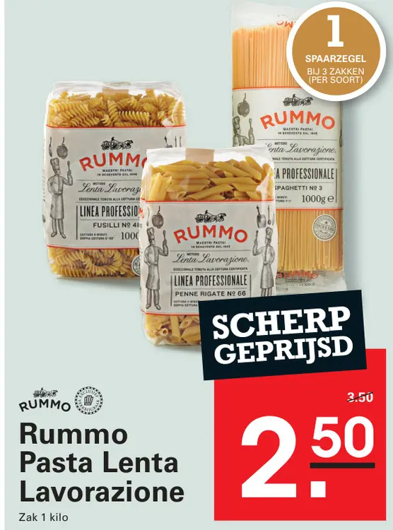 Aanbieding: Rummo Pasta Lenta Lavorazione
