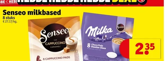 Promotie: Senseo milkbased