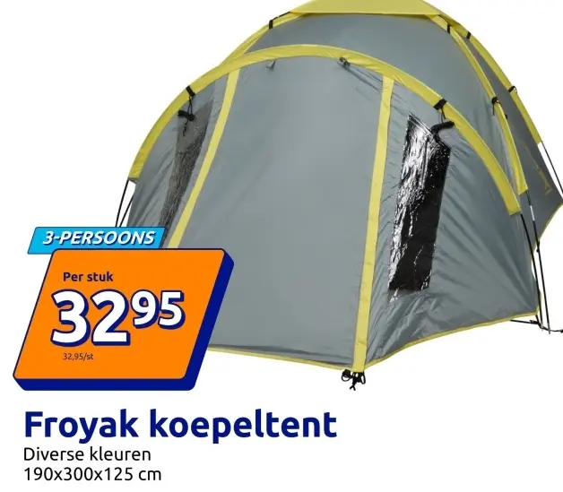Aanbieding: Froyak koepeltent
