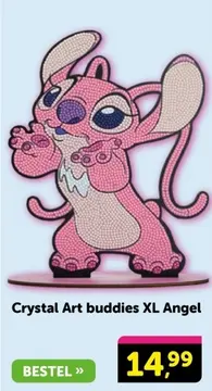 Aanbieding: Crystal Art Dagboek Stitch & Angel