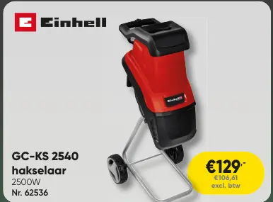 Promotie: GC-KS 2540 hakselaar