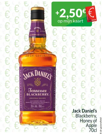 Promotie: Jack Daniel's Blackberry, Honey of Apple