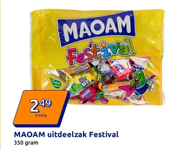 Aanbieding: uitdeelzak Festival