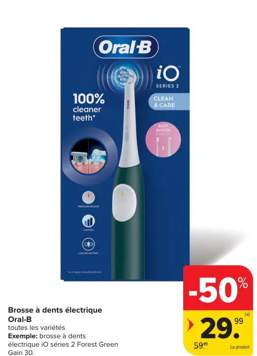 Offre: Brosse à dents électrique