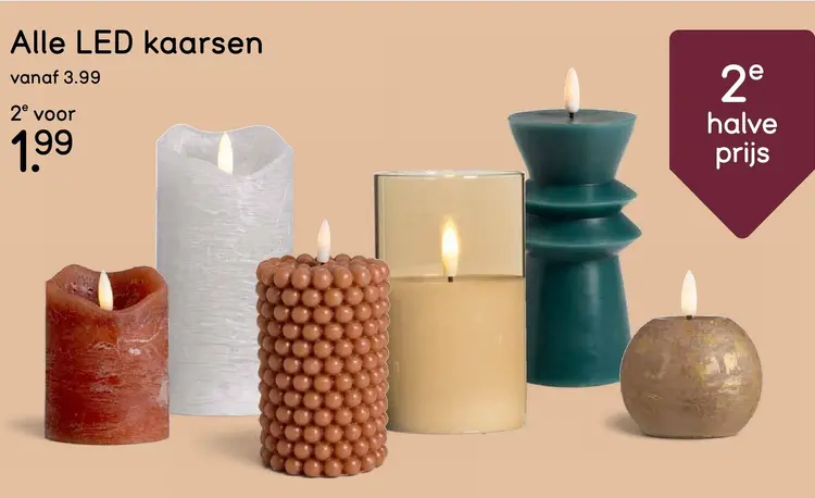 Aanbieding: LED kaarsen