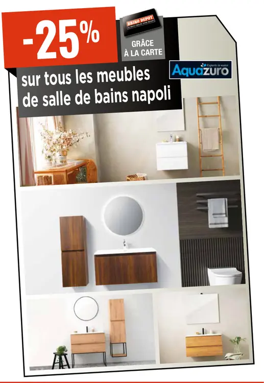 Promotie: meubles de salle de bains napoli
