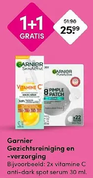 Aanbieding: Garnier Gezichtsreiniging en -verzorging