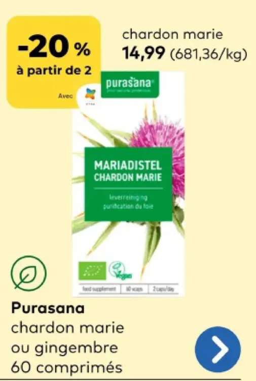 Offre: chardon marie