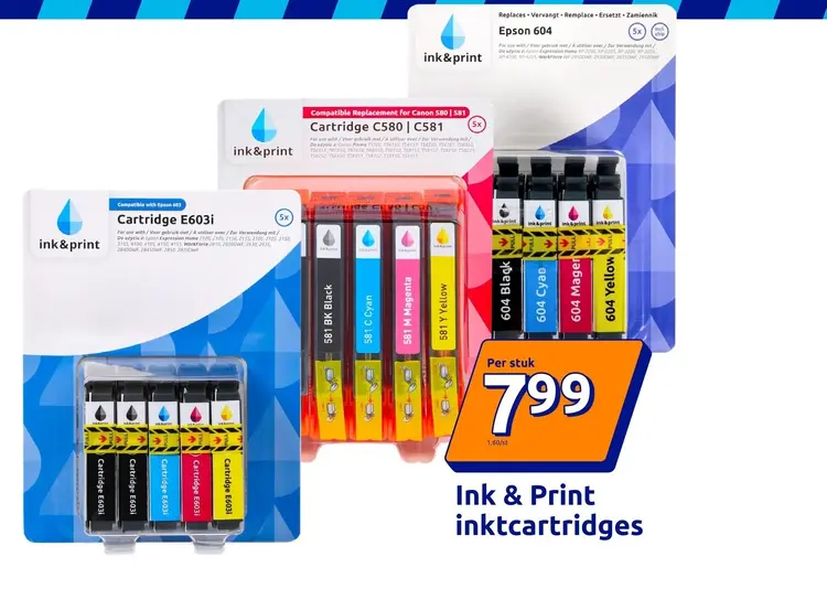 Aanbieding: Ink & Print inktcartridges