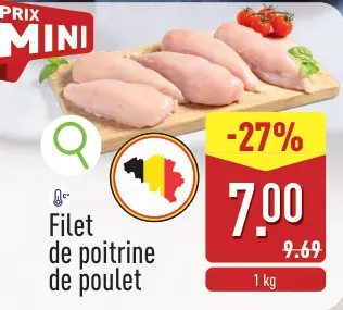 Offre: Filet de poitrine de poulet
