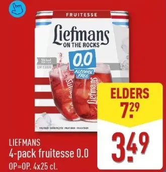 Aanbieding: 4-pack fruitesse 0.0