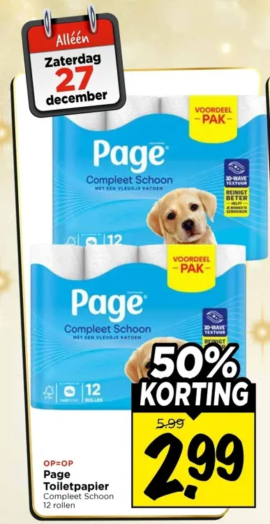 Aanbieding: Toiletpapier