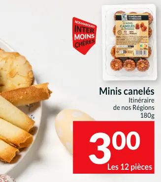 Offre: Minis canelés
