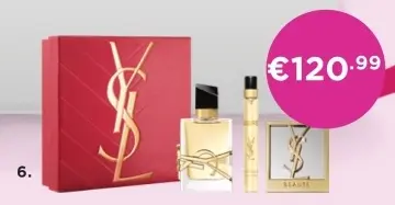 Aanbieding: Libre Eau de Parfum 50 ml + Travelspray 10 ml + Spiegel
