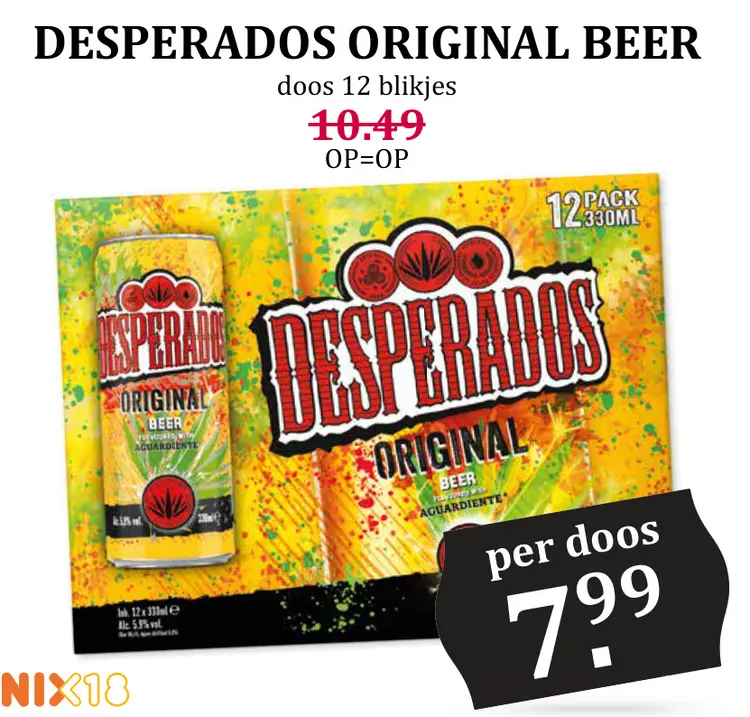 Aanbieding: Desperados Original beer