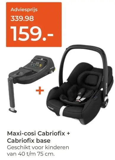 Aanbieding: Cabriofix + Cabriofix base