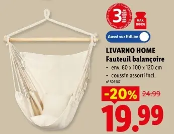 Offre: Fauteuil balançoire